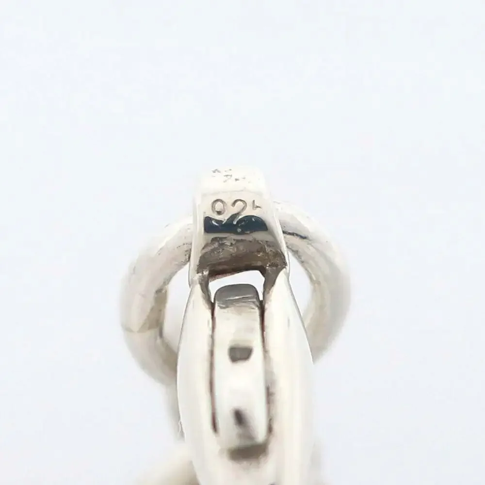 TIFFANY Silver Heart Charm Bracelet